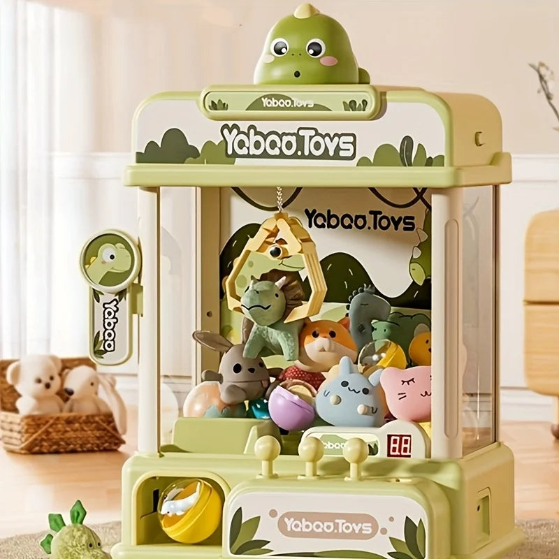 Children'S Claw Machine - Creative Claw Games with Music and Lights, Large Claw Machine with Colorful Stuffed Animal Prizes, Sui