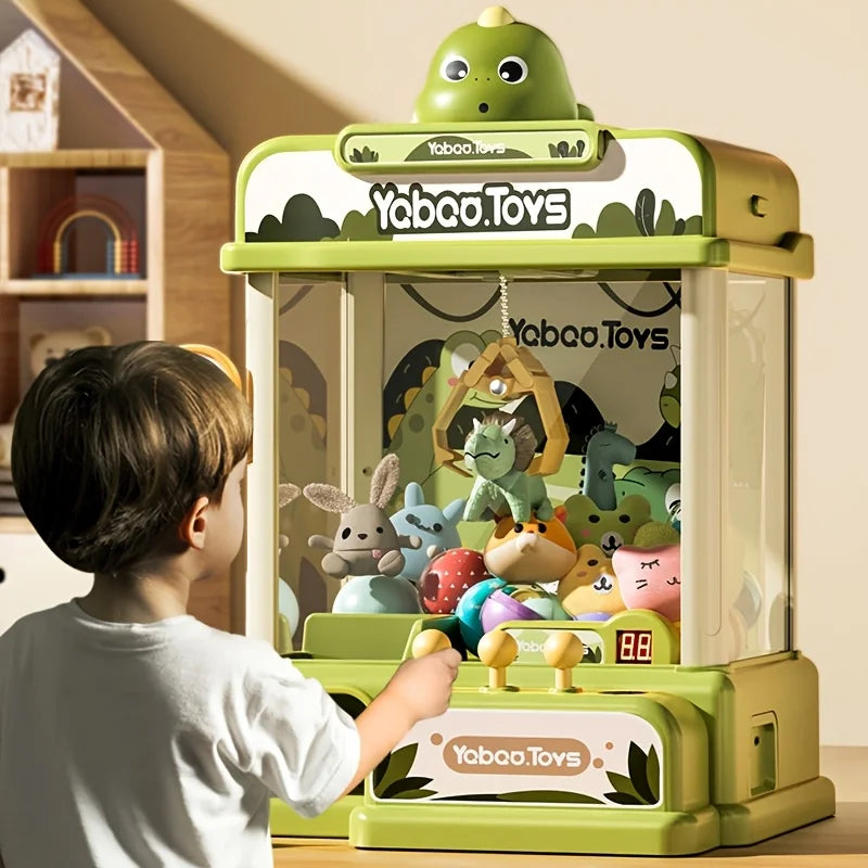 Children'S Claw Machine - Creative Claw Games with Music and Lights, Large Claw Machine with Colorful Stuffed Animal Prizes, Sui