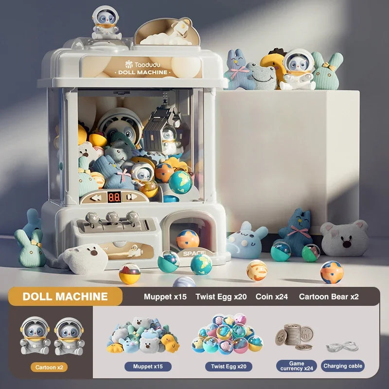 Gigantic Fun with the Big Size DIY Claw Machine - The Ultimate Coin-Operated Toy Adventure for Kids!