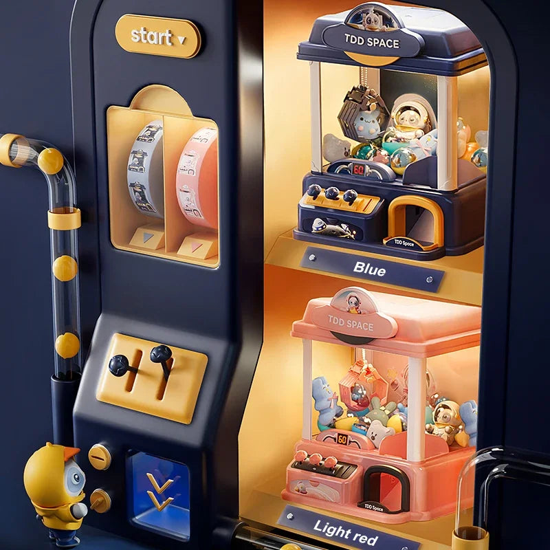 Gigantic Fun with the Big Size DIY Claw Machine - The Ultimate Coin-Operated Toy Adventure for Kids!